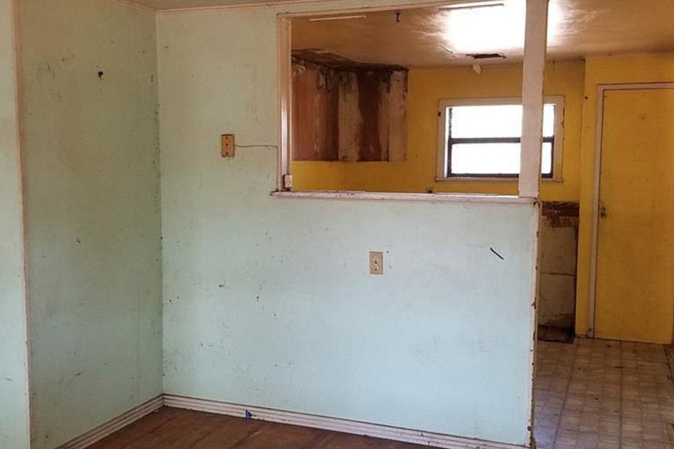 The inside of this house takes shabby to another level.