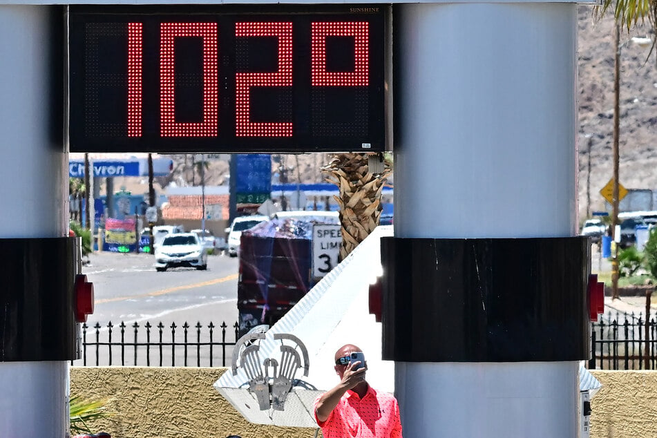 Baker, California is baking in a heatwave currently affecting much of the southern US.