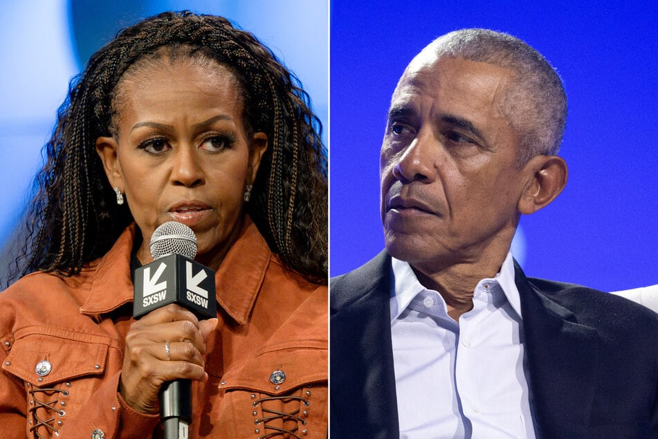 Barack Obama (r.) candidly admitted he's in a "deep deficit" with wife Michelle after his presidency.