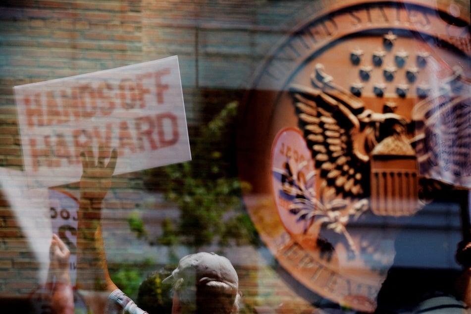 Harvard University will have to cover financial aid for students out of its own funds and apply for federal reimbursement later, the Trump administration announced.