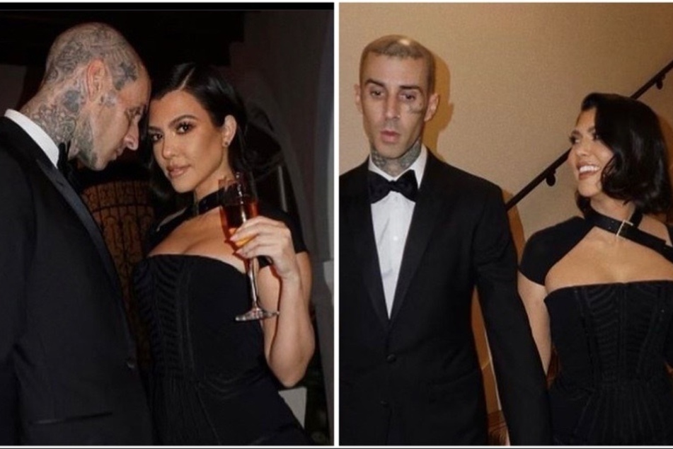 Kourtney Kardashian twerks on Travis Barker in viral wedding video