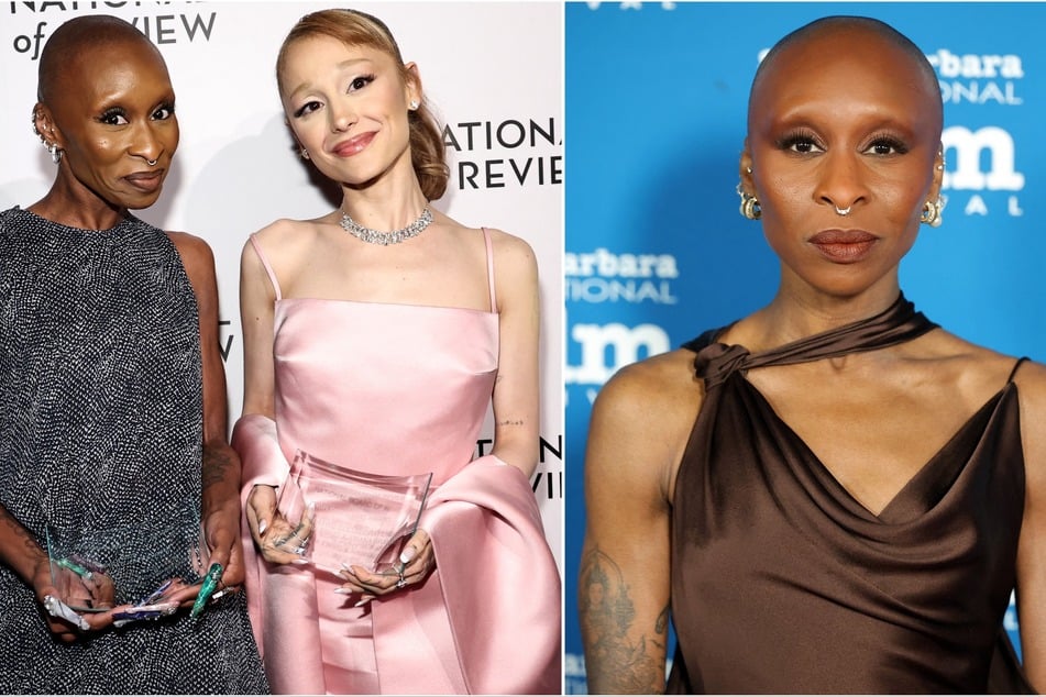 Cynthia Erivo reacts to rumors that Ariana Grande friendship was "fake"
