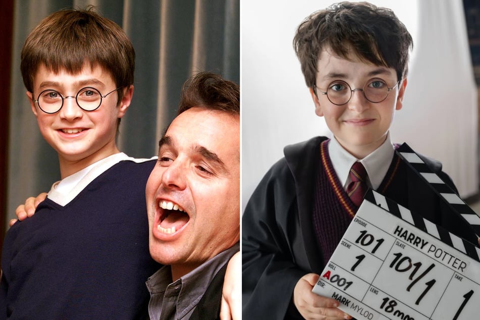 11-year-old Dominic McLaughlin (r.) looks just like his predecessor Daniel Radcliffe (l.) at the same age!