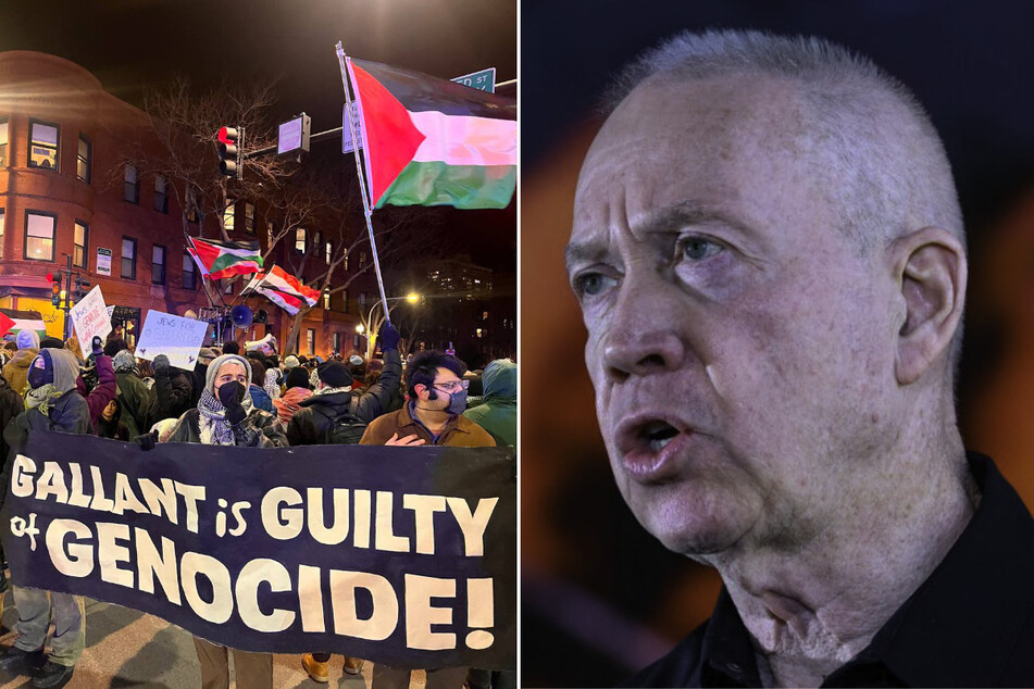 Israel's Yoav Gallant arrives in Chicago amid protests and demands for arrest