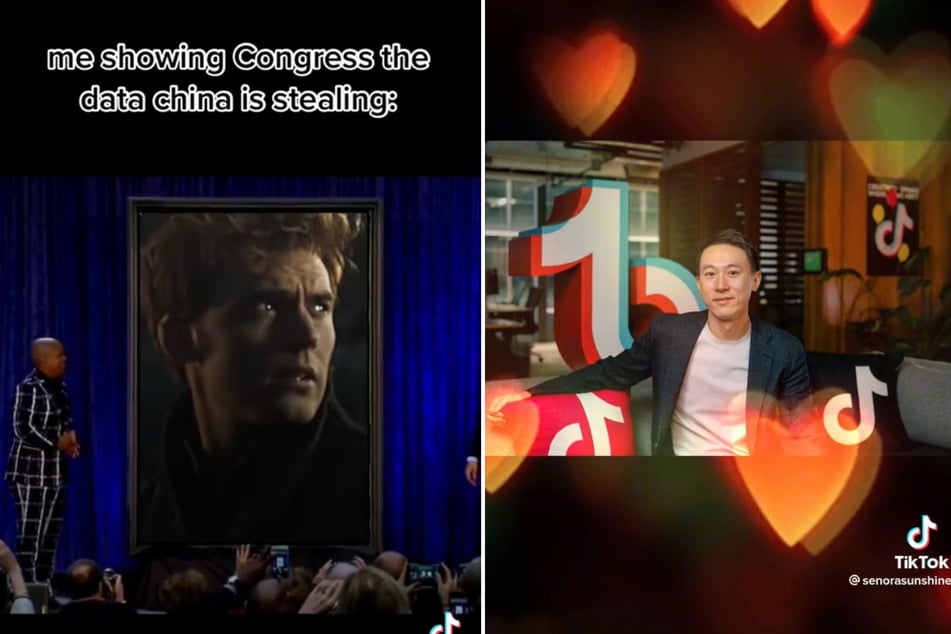 Many TikTok users made light of the situation with memes and fan edits inspired by the Congressional hearing.
