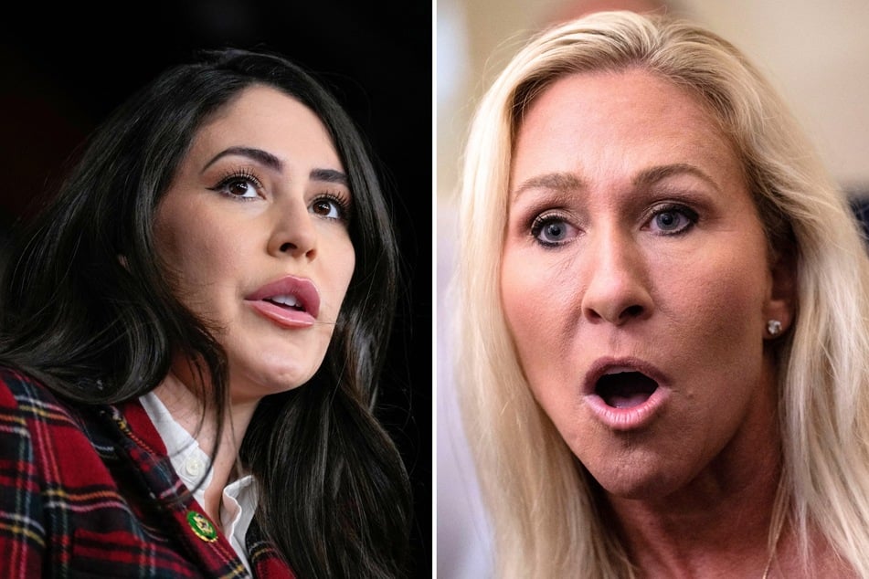 Representative Marjorie Taylor Greene (r.) has been feuding on social media with her colleague Anna Paulina Luna regarding disagreements over proxy voting.