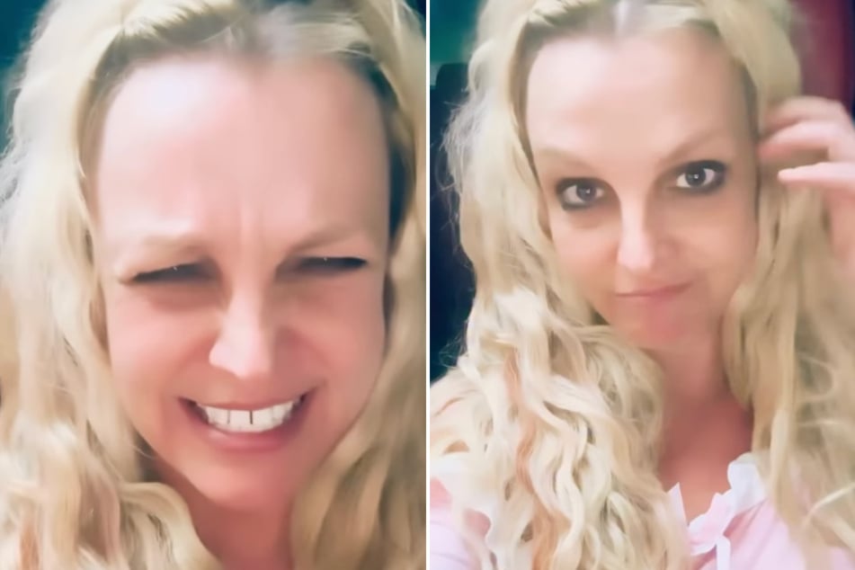 Britney Spears shows off her movie night after reports of erratic behavior