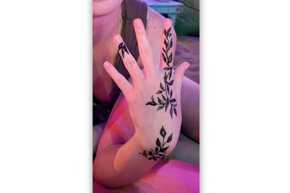 At first, it looked like a harmless henna tattoo.