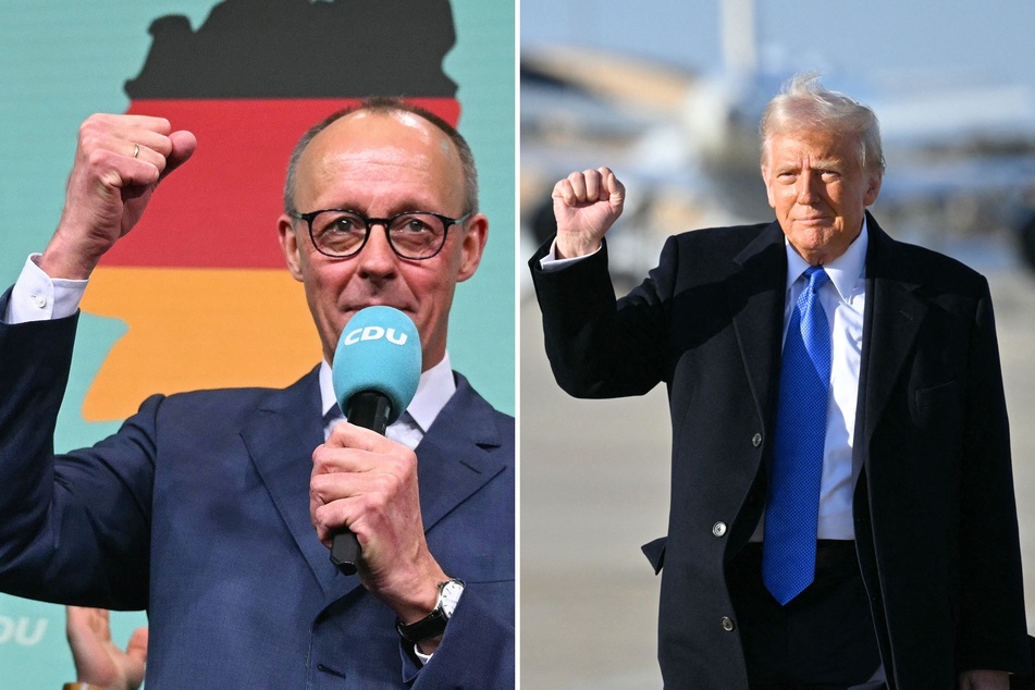 Trump hails conservative election win as "great day for Germany"