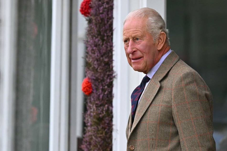 King Charles III (pictured) on Monday said his son Harry and his wife Meghan are not to be considered "working members of the royal family."