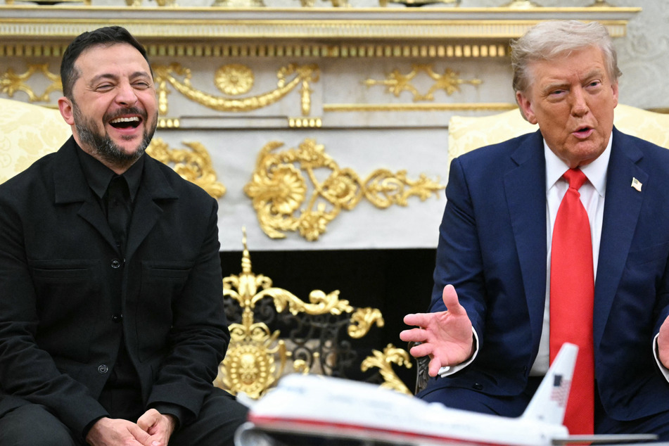 Trump and Zelensky strike friendly tone at latest White House talks