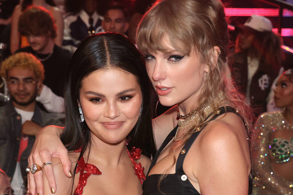 Selena Gomez (l.) is said to be busy planning the ultimate bachelorette trip for Taylor Swift.