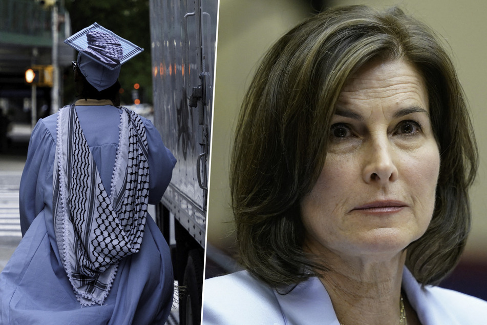 Columbia University president shamed by students at graduation: "You arrested us!"