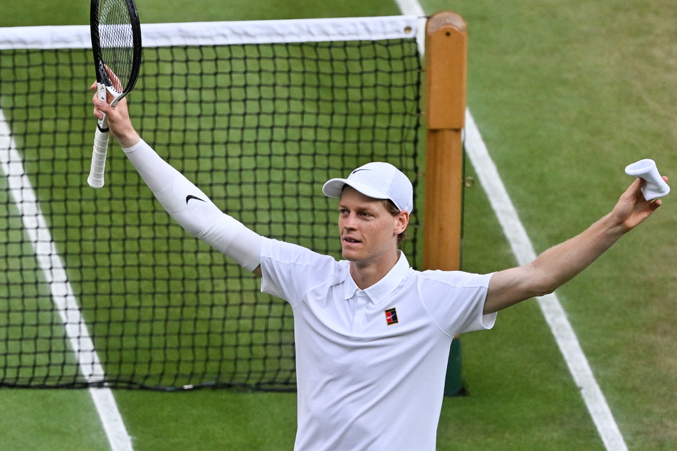 Jannik Sinner (pictured) downed Carlos Alcaraz on Sunday to win his first Wimbledon title, gaining sweet revenge for his painful defeat in the French Open final.