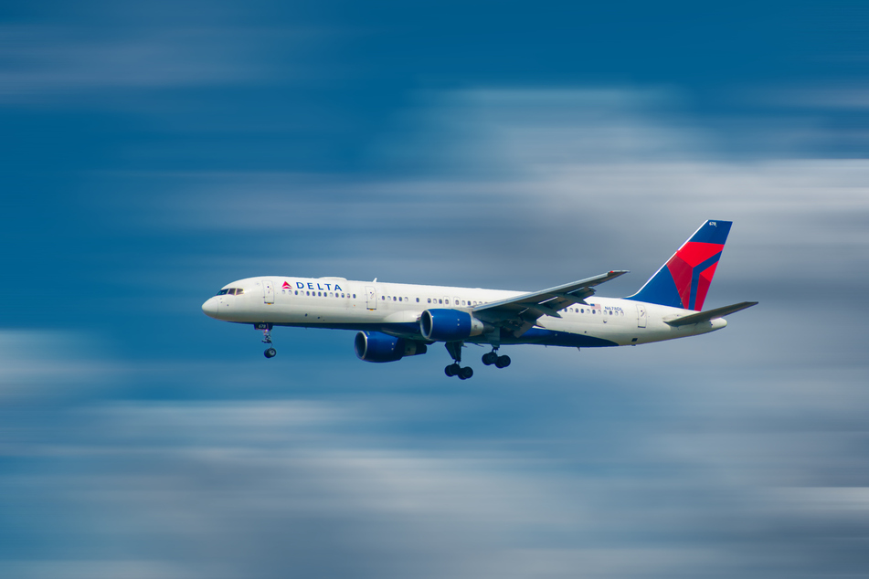 The crew of the Delta Air Lines flight noticed an indicator warning of a possible problem with one of its engines (stock image).