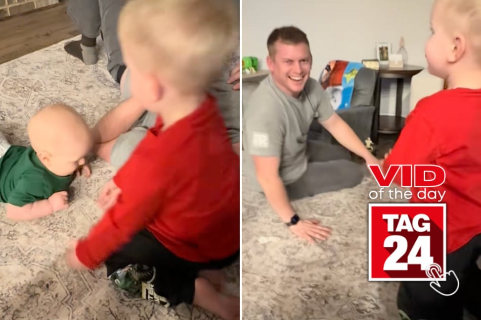 Viral Video of the Day for January 30, 2025: Toddler's stinky sneak attack gets TikTok laughing!