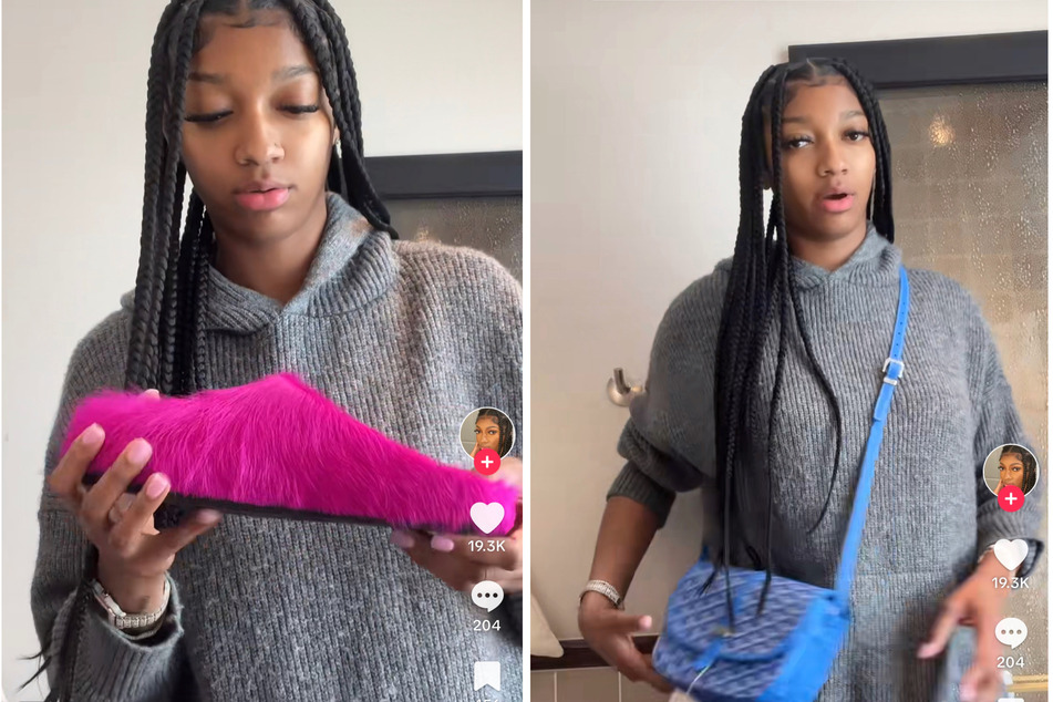 Angel Reese shows off her luxury fashion sense in viral TikTok