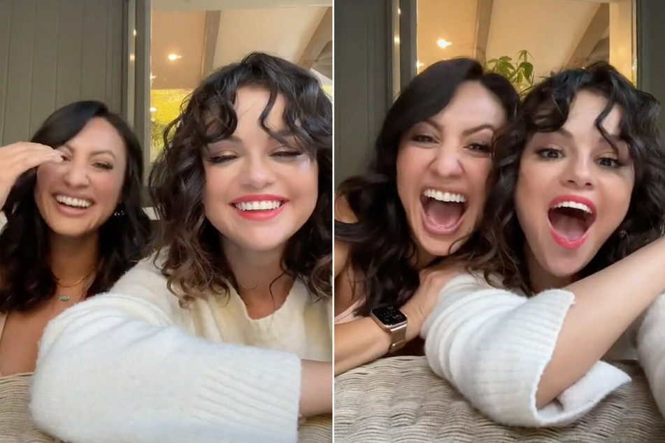 Selena Gomez tries TikTok trend with BFF Francia Raisa