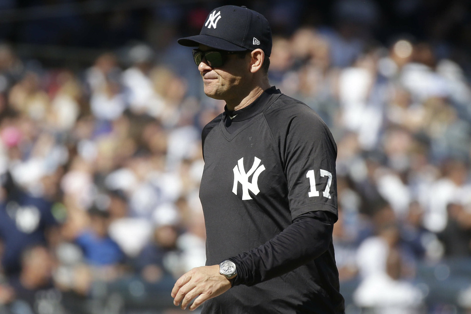 Aaron Boone has a 328-218 record as Yankees skipper.