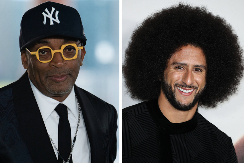 Filmmaker Spike Lee (l.) will be directing the multipart ESPN documentary on Colin Kaepernick. (r.)