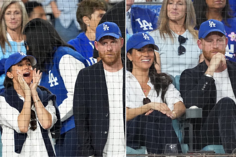 Prince Harry and Meghan Markle step out for World Series date night in Los Angeles