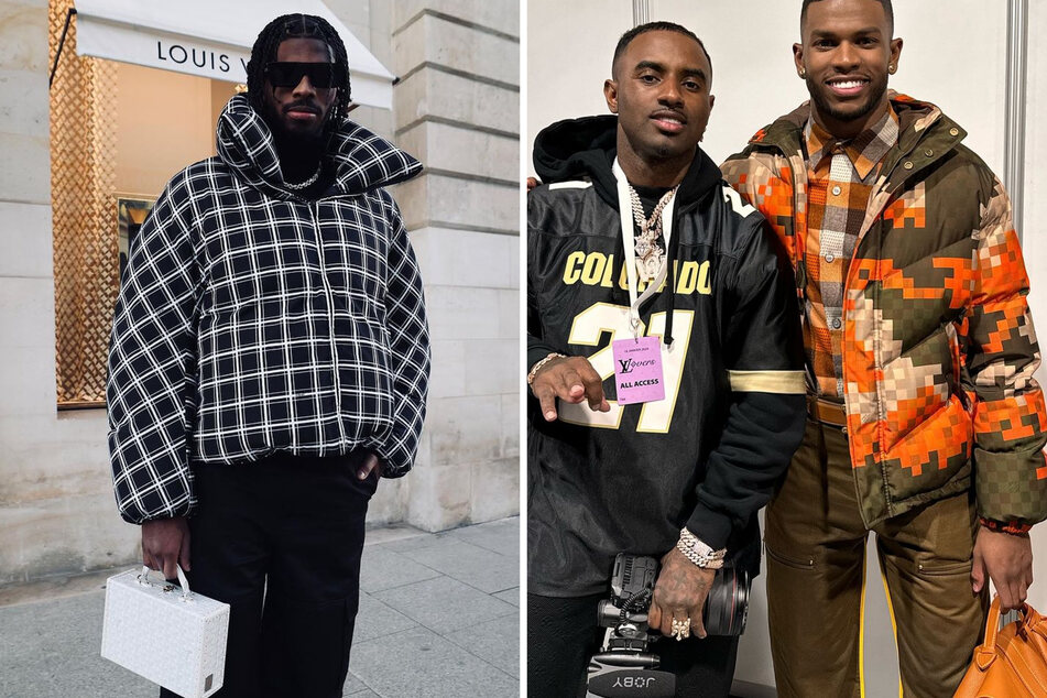 Shilo (r) and Shedeur (l) absolutely slayed their debut at Paris Fashion Week, scoring massive praise from fans.