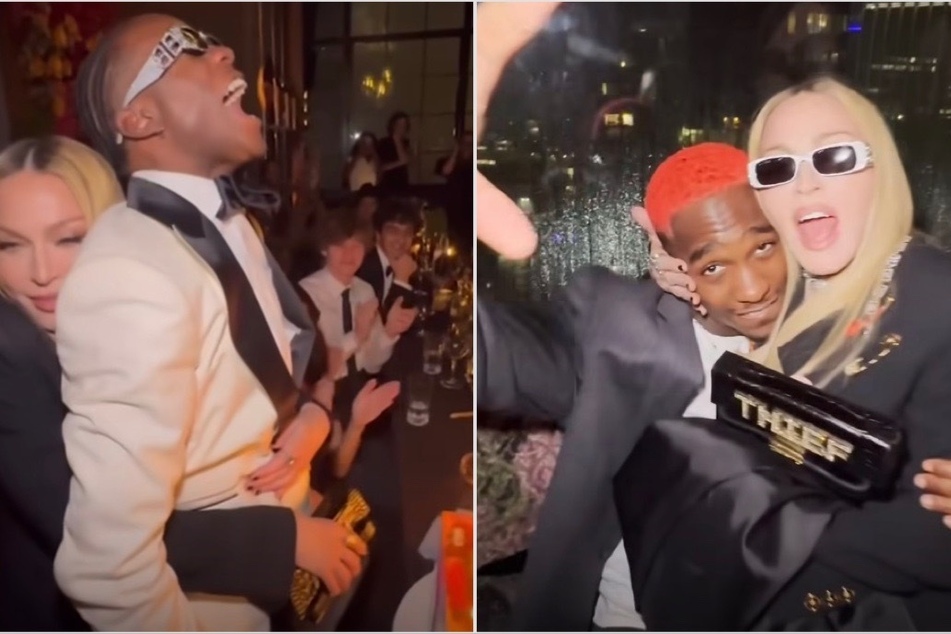 Madonna is the life of the party at son David's 18th birthday bash!