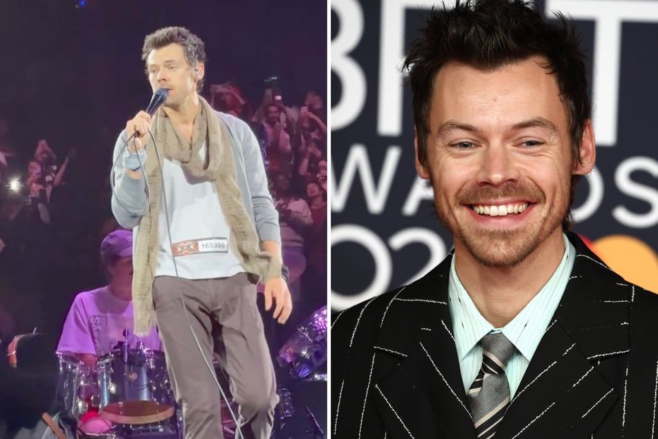 Harry Styles recreated his 2010 X-Factor audition look for night one of his "Harryween" shows at Madison Square Garden.