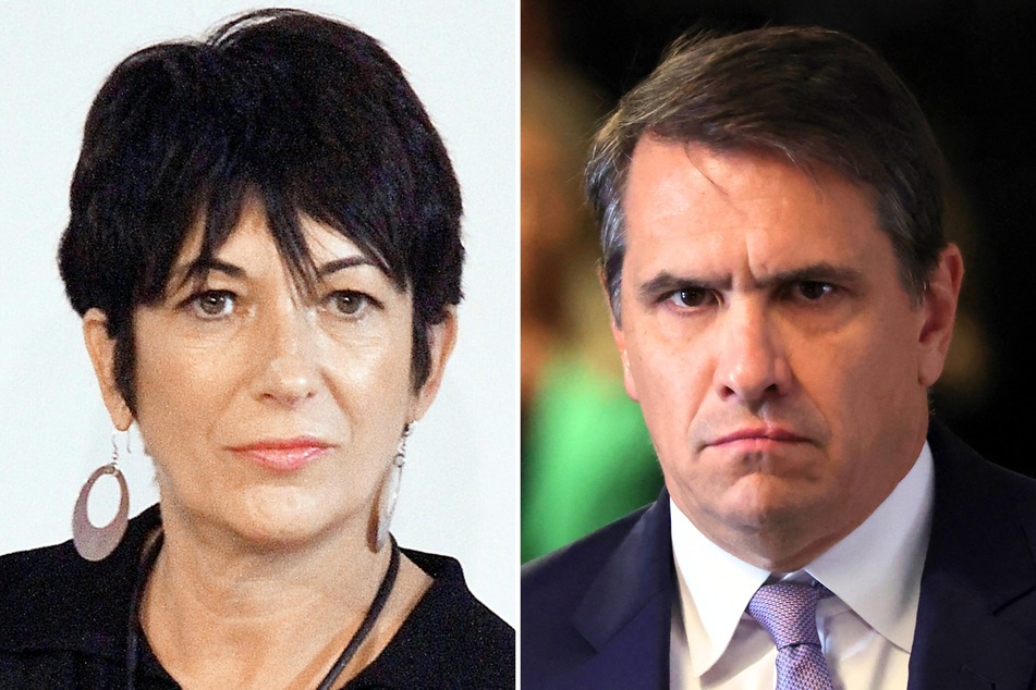During a recent interview, Justice Department Deputy Chief Todd Blanche (r.) spoke for the first time about his interview with Ghislaine Maxwell.
