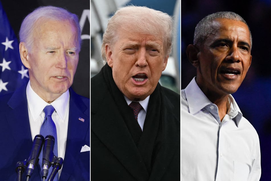 Trump takes brutal digs at Biden and Obama with bizarre White House plaques