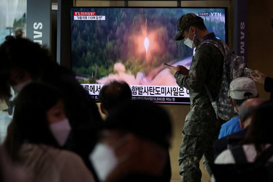 North Korea fires another ballistic missile after US rolls out aircraft carrier