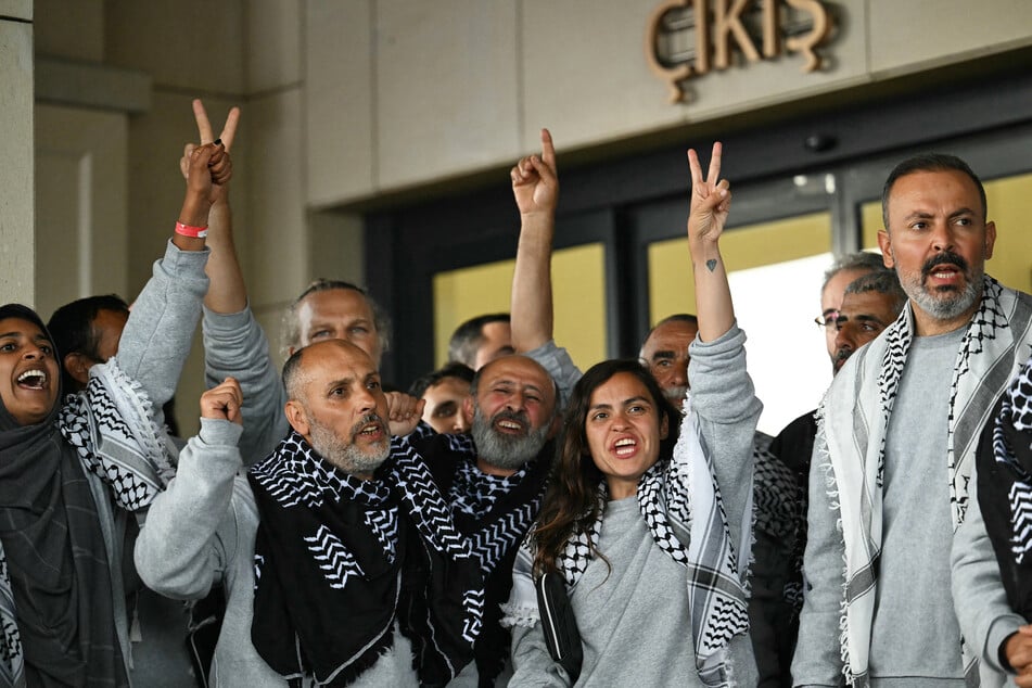 First Gaza flotilla activists arrive in Turkey after Israel deportation