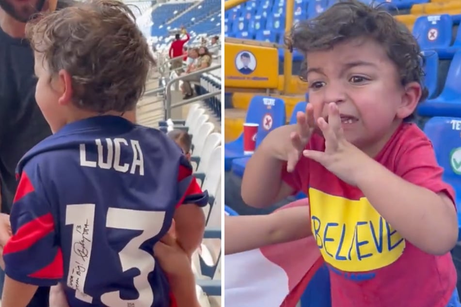 Alex Morgan's biggest little fan gets the surprise of a lifetime!