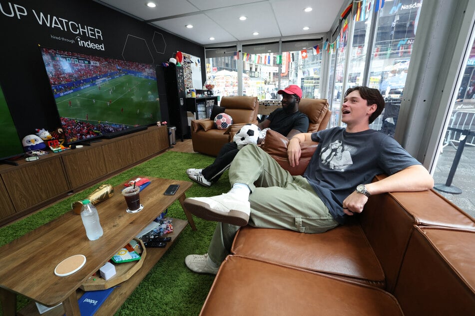 Chief World Cup Watchers paid big bucks to watch every game in NYC's Times Square
