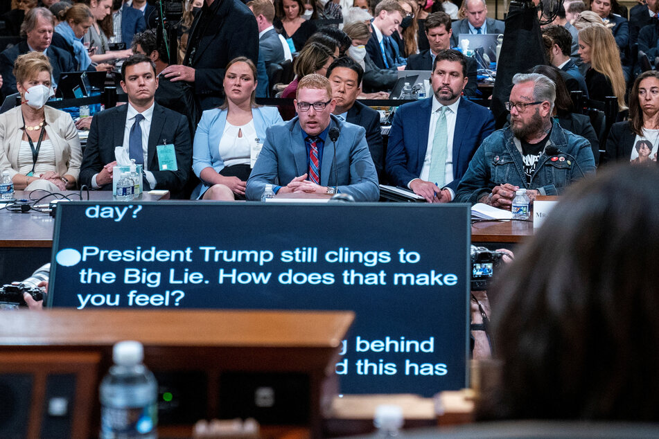 Stephen Ayres testifies before the January 6th committee.