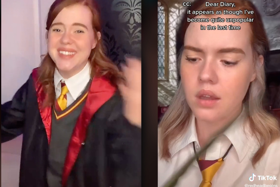 Loca documents her experiences at Hogwarts in a diary.