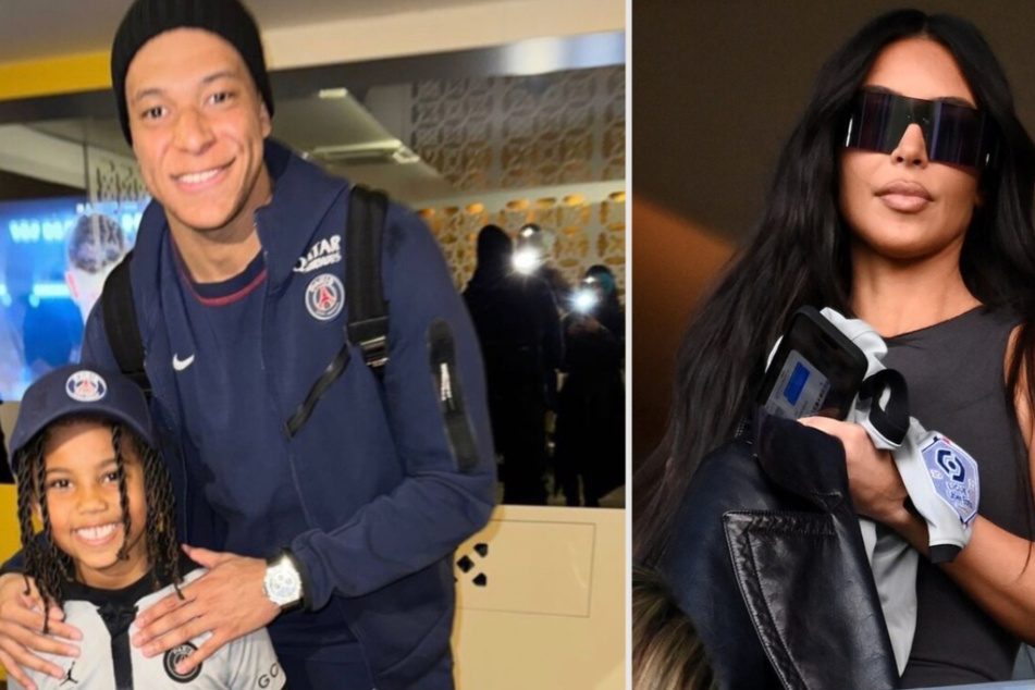 Kim Kardashian scores epic soccer mom win with Mbappe photo op in Paris