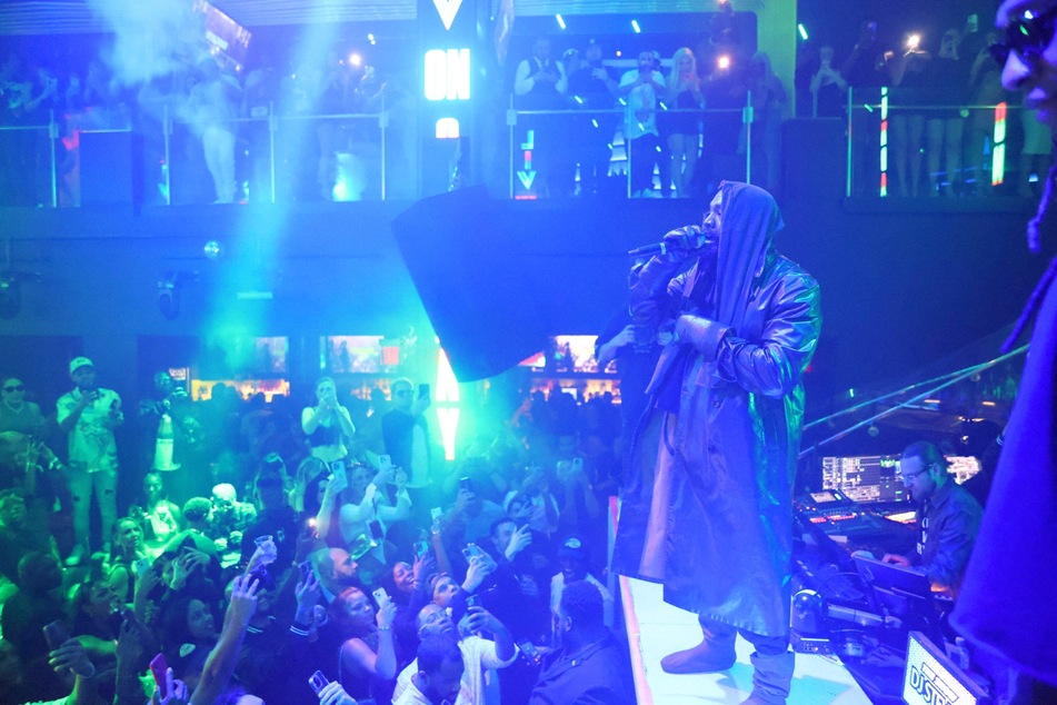 On Tuesday, rapper Kanye West (pictured) and Ty Dolla $ign announced a listening party event for their album Vultures will be held at The United Center in Chicago.