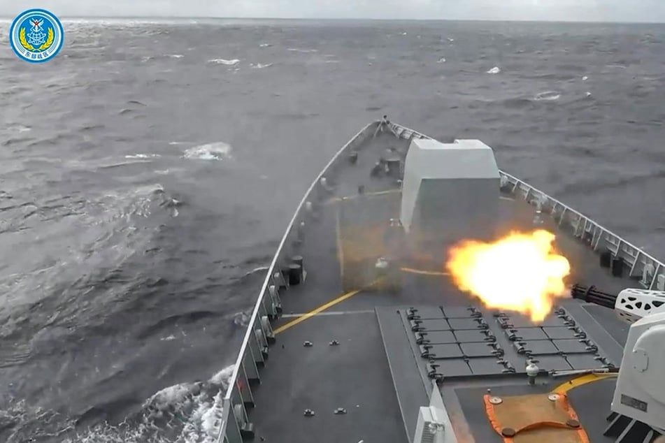 The US State Department slammed China for "unnecessarily" spiking tensions with live military drills near Taiwan.