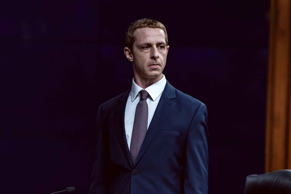 Jeremy Strong portrays Facebook founder Mark Zuckerberg in The Social Reckoning. The film serves as a second to 2016's The Social Network, which explored the network's origin story.