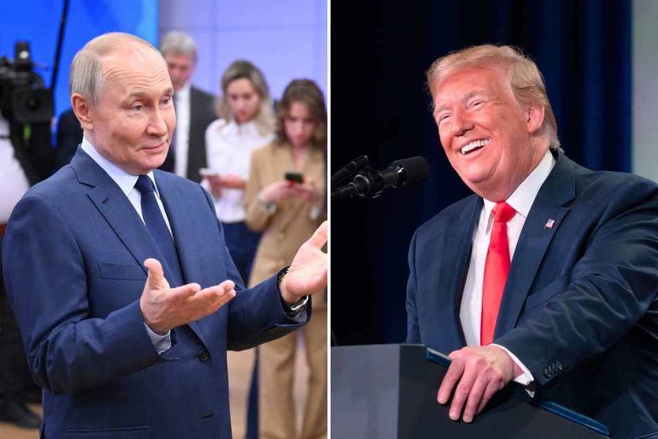 Russian artist unveils secret portrait Putin gifted to Trump
