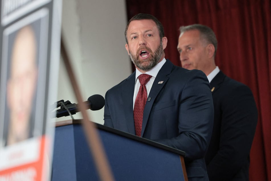 Homeland Security Secretary Markwayne Mullin told reporters on Tuesday that US Immigration and Customs Enforcement officers may be at polling places in November.