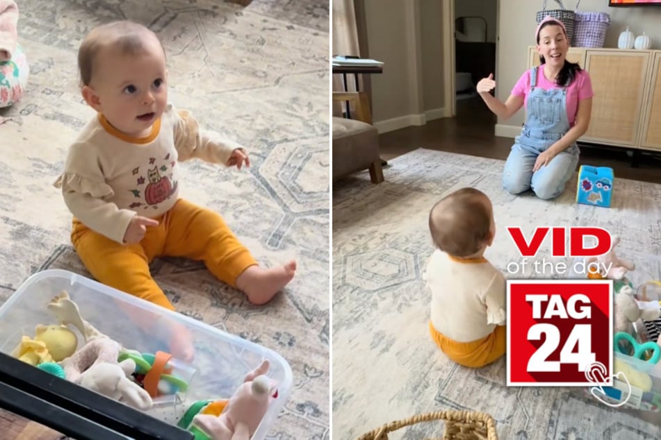 Viral Video of the Day for November 17, 2025: Baby goes from delighted to devastated in hilarious Ms. Rachel switch-up