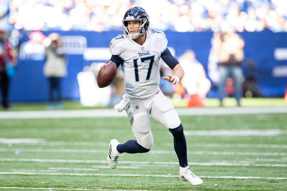 Titans quarterback Ryan Tannehill threw for a touchdown and rushed for another against the Rams on Sunday night.