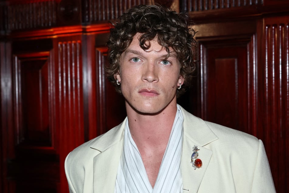 Connor Storrie attends as Tiffany & Co. celebrates the launch of Blue Book 2026: Hidden Garden at Park Avenue Armory on April 16 in New York. The Heated Rivalry star is reportedly in talks for a role in the Marvel Cinematic Universe.