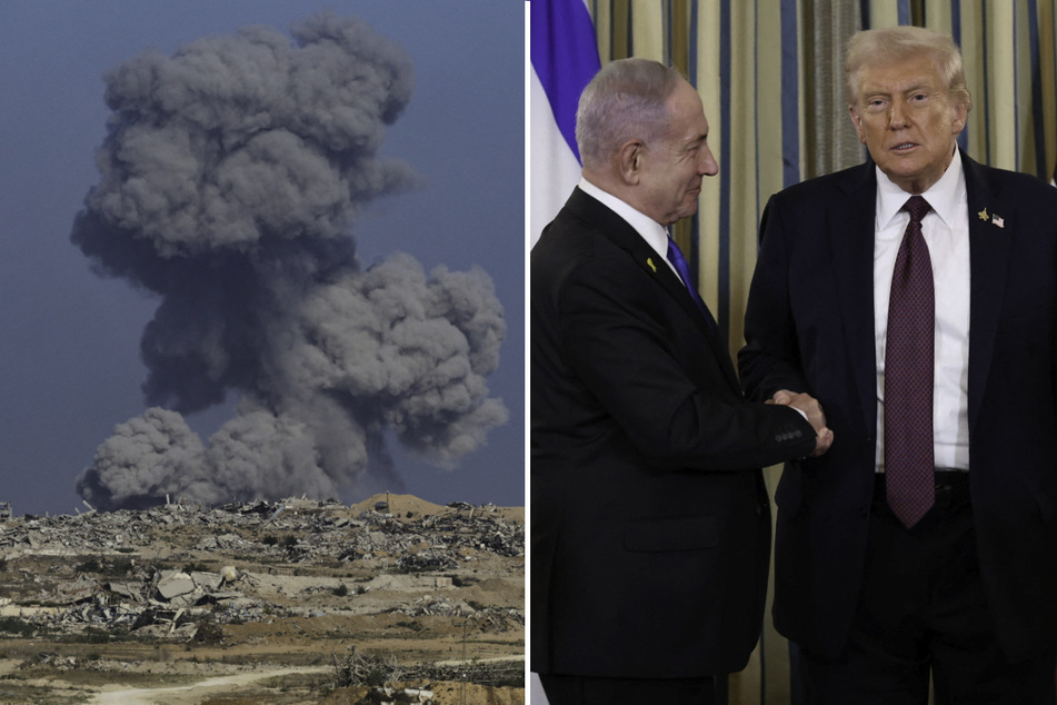 President Donald Trump and Israeli Prime Minister Benjamin Netanyahu unveiled a 20-point "peace" plan for Gaza.