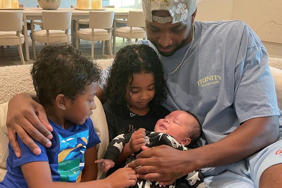 Though Khloé Kardashian has doubled down on any reconciliation rumors with Tristan Thompson (r.), she still considers him to be "family."