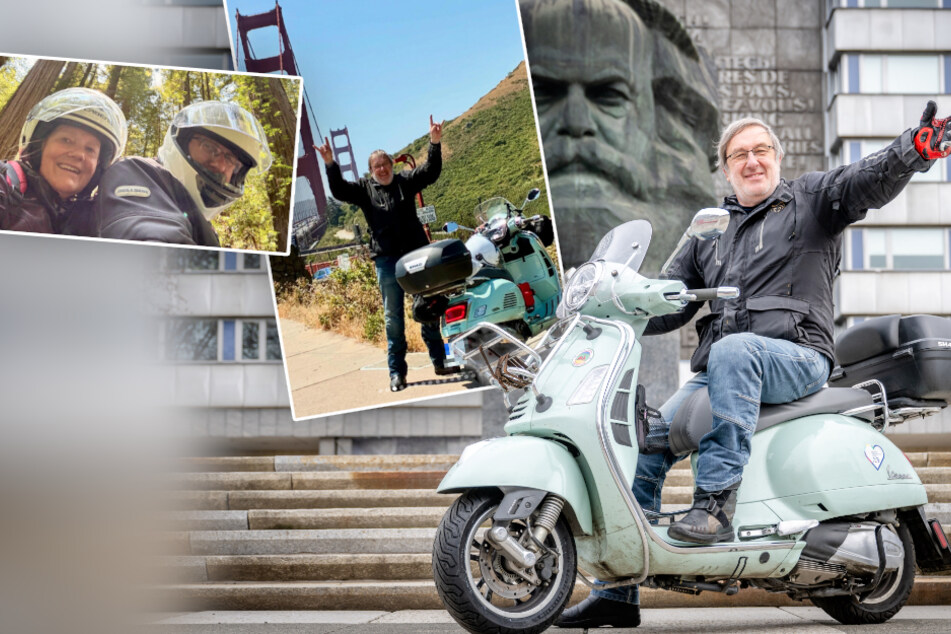 The trip of a lifetime: A German journalist's adventures across the US on a Vespa