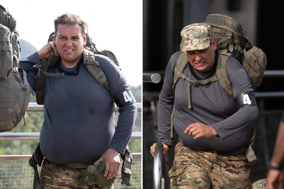 George Santos during his time as a contestant on Special Forces: The World's Toughest Test. The ex-politician said his time on the show has inspired him to "make better choices."