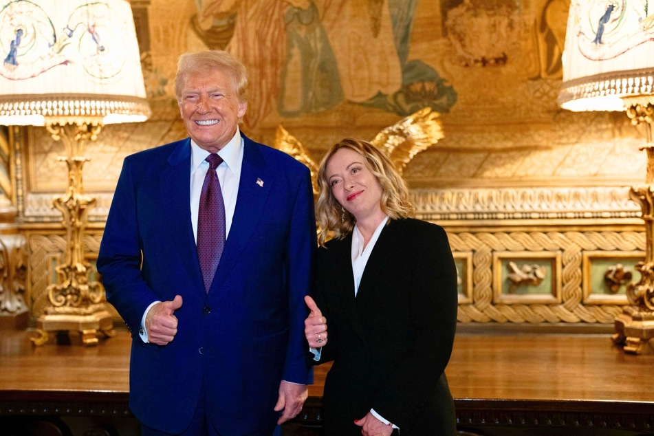 Italian Prime Minister Giorgia Meloni (r.) recently paid President-elect Donald Trump (l.) a visit at his Mar-a-Lago estate ahead of his inauguration on January 20.